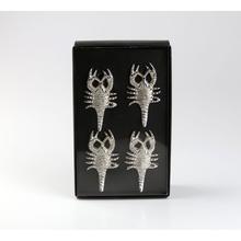 Serviettenring Lobster Alu 4er Box