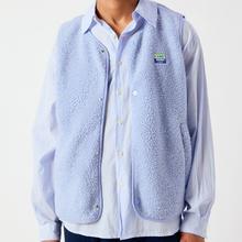 American Vintage Hoktown Teddyfleece Weste Givre Chine Herren hellblau von American Vintage