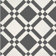 Art Nouveau Square Black 20x20 von Ceramic + Stein