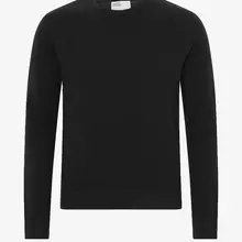 Colorful Standard Light Merino Crew Deep Black Herren schwarz von Colorful Standard