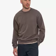 Colorful Standard Classic Organic Crew Sweatshirt Faded Mud Unisex braun von Colorful Standard