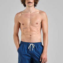 Dedicated Swim Shorts Birka Teal Blue Badehose Herren blau von Dedicated