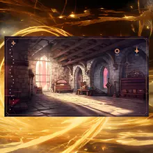 TINTENFÄNGER Kunststoff Playmat Magisches Schloss - Unspielbar von Unspielbar