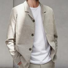About Companions Elmar Blazer Dusty Olive Herren salbeigrün von About Companions