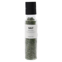 Salz - Keramikmühle mit wilden Knoblauch von Nicolas Vahé von Nicolas Vahé