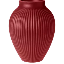Vase Ripple Soft CHerry red von Knabstrup von Knabstrup