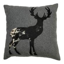 Kissen Platzhirsch Hirsch, Wolle 45x45 von Mars & More