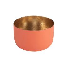 Windlicht Koralle Nudegold, S, Madras von Gift Company