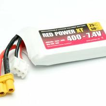 LiPo Akku RED POWER XT 400 - 7,4V von Pichler