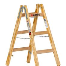 Holz-Sprossenstehleiter Nr. 10501 von Euroline