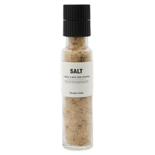 Salz - Keramikmühle mit Knoblauch & rotem Chili von Nicolas Vahé von Nicolas Vahé