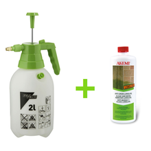 Reinigungsset AKEMI Anti-Grün Longlife + Drucksprüher 2L  von Akemi