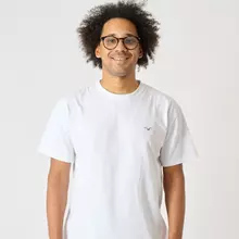 Cleptomanicx Ligull Boxy Tee T-Shirt Herren weiß von Cleptomanicx