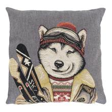 Kissen Ski Freunde Husky 45x45 cm von Mars & More