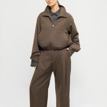 Elvine Admira Pants Brown Melange Damen Bundfaltenhose braun von ELVINE