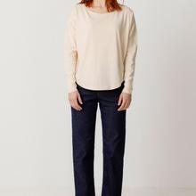 SKFK Hogei Shirt Damen Longsleeve Modal creme von SKFK