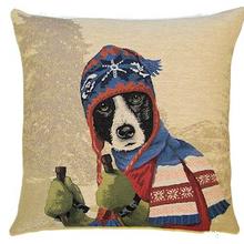 Kissen Ski Freunde Border Collie 45x45 cm von TEAM TIROL