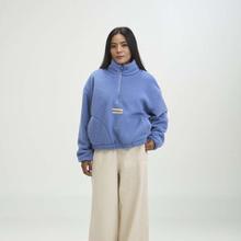 Arniko Moha Half Zip Fleecejacke Ice Blue Unisex Recycelt blau von Arniko