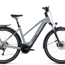 Cube Kathmandu Hybrid ONE 750 Trapez swampgrey´n´black / Bosch 750 WH / S von Cube