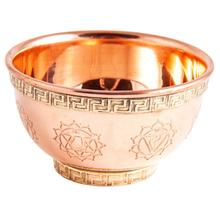 Räucherschale Chakra, Kupfer mit Chakra Symbolen