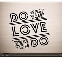 Laptop Sticker DO WHAT YOU LOVE - Skin Aufkleber  von Urban ART Berlin