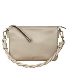 abro TWOFOLD Umhängetasche mit Einteilung, beige von abro