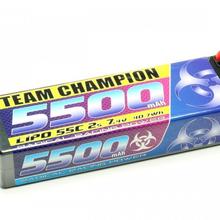 LiPo Akku Team Champion 5500 - 7,4V | 55C | T Stecker von Pichler