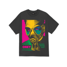 Obey Gas Mask T-Shirt Vintage Black Herren Shirt Print schwarz von OBEY