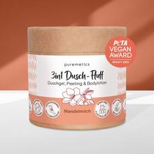 puremetics 3in1 Dusch-Fluff Mandelmilch von puremetics