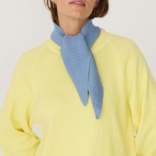 SKFK Bera Scarf Sky Blue Unisex GOTS Baumwolle hellblau von SKFK