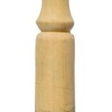 Klangstab mit Leder, ca. 17 cm