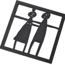 Klippan Topfuntersetzer Couple trivet black von Klippan Yllefabrik AB