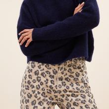 By-Bar Vinn Pullover Midnight Damen Strickpullover Alpaka dunkelblau von by-bar