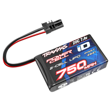 Traxxas LIPO POWER CELL 750MAH 7,4V 2S 20C  MIT ID-STECKER (FÜR 1/18 TRX-4M) von Traxxas