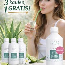 Aloe Vera Vita Drink Saft von Lailique 4 Flaschen 3+1 gratis von Deynique