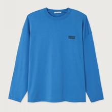 American Vintage Gixy Longsleeve Oversized Olymp Langarm-Shirt Herren Blau von American Vintage