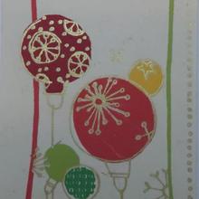 Grußkarte – Weihnachtskugeln von Bhaktapur/UNICEF