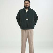 Arniko Moha Half Zip Fleecejacke Forest Unisex Recycelt grün von Arniko