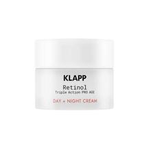 KLAPP Retinol Triple Action Creme 50ml – Anti Aging Tag & Nacht, glättet Falten & verfeinert die Haut. von Klapp