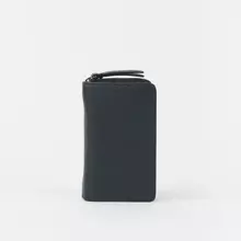 O MY BAG Jett Wallet Universe Blue Soft Grain Leather Geldbörse blau von O My Bag