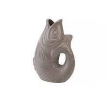Vase Fisch Monsieur Carafon, Sandstone H24cm 1.2 Liter von Gift Company