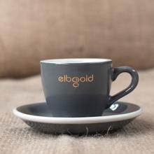 elbgold Tasse Espresso Loveramics grau & gold von Elbgold