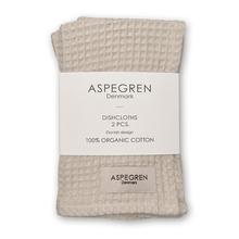 Abwaschtücher 2er Set 'North' Light Beige von Aspegren Denmark von Aspegren Denmark