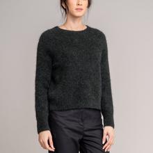 JOHNNYLOVE Alicia Sweater Bottle Green Damen Mohair Pullover grün von Johnny Love