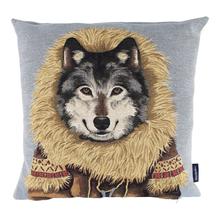 Kissen Wolf im Mantel, Gobelin 45x45 von Mars & More