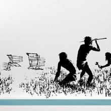 BANKSY Hunters 3.0 Wandtattoo Streetart, Banksy Wall Art, Trolley Hunters Graffiti Art von Urban ART Berlin