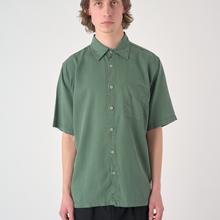 Cleptomanicx Oversized Easy Shirt Kurzarm Hemd Herren grün von Cleptomanicx