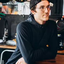 Docker Beanie Corduroy Black von Beton Cire von Beton Cire