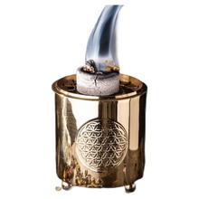 Netzgefäß Blume des Lebens, Messing