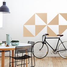 Dreiecke Wall Art Wandtattoo TRIANGLES Gr. L 8er-SET Wandsticker - Wohnzimmer & Office Wanddeko  von Urban ART Berlin